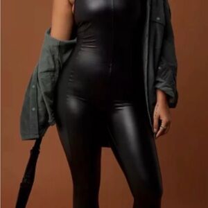 Aerie Black Sleeveless Jumpsuit